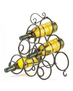 SCROLLWORK WINE RACK
